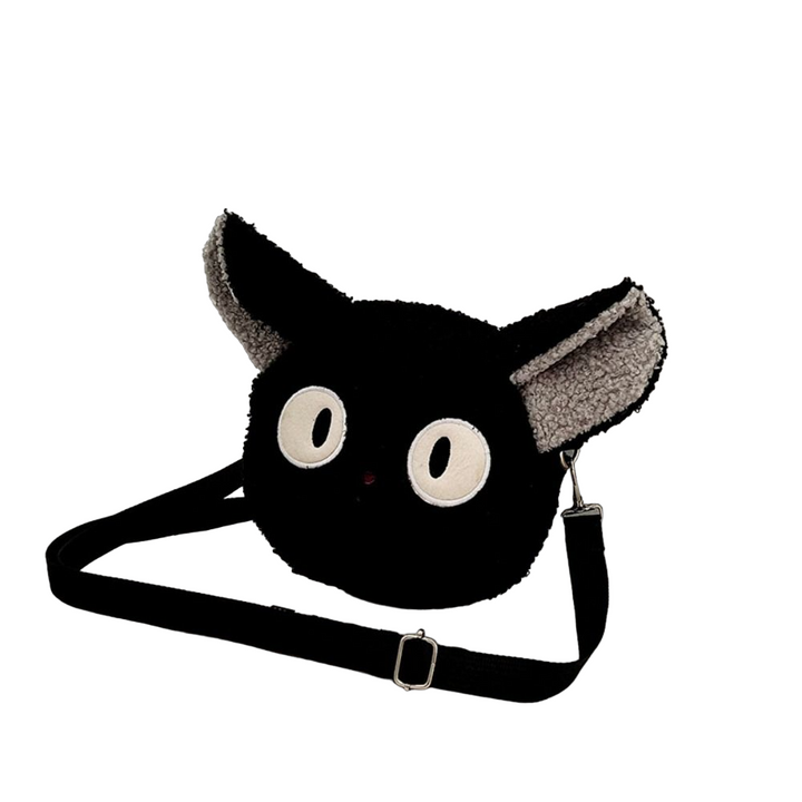 BOLSA DE OMBRO PELÚCIA GATO KIKI STUDIO GHIBLI - NiponCosplay