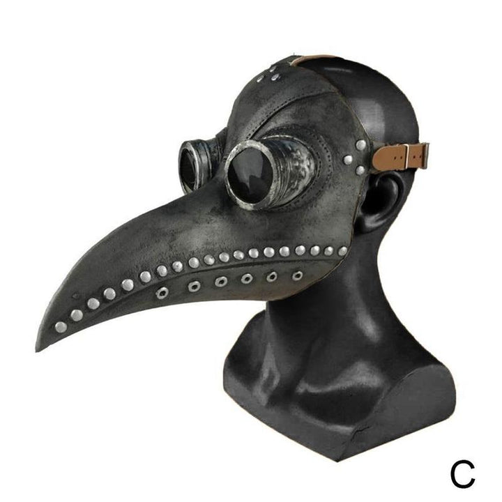 MÁSCARA HALLOWEEN PLAGE DOUTOR PESTE NEGRA PANDEMIA STEAMPUNK HALLOWEEN LATÉX - NiponCosplay