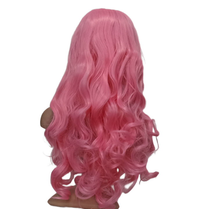 PERUCA ROSA 60 CM ONDULADA - NiponCosplay