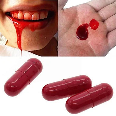 CAPSULAS SANGUE ARTIFICIAL REALISTA HALLOWEEN