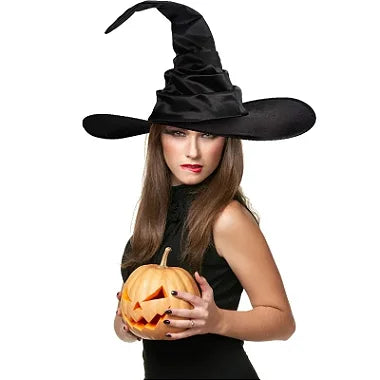 CHAPÉU FANTASIA BRUXA HALLOWEEN PREMIUM