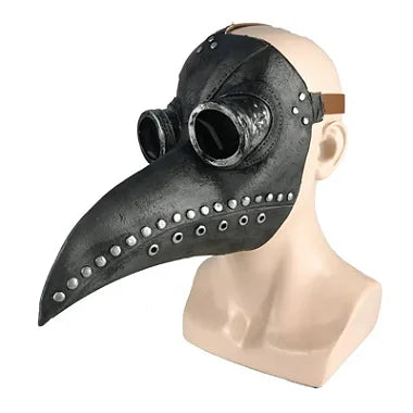 MÁSCARA HALLOWEEN PLAGE DOUTOR PESTE NEGRA PANDEMIA STEAMPUNK HALLOWEEN LATÉX - NiponCosplay