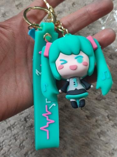 PINGENTE CHAVEIRO FIGURE HATSUNE MIKU VOCALOID - NiponCosplay