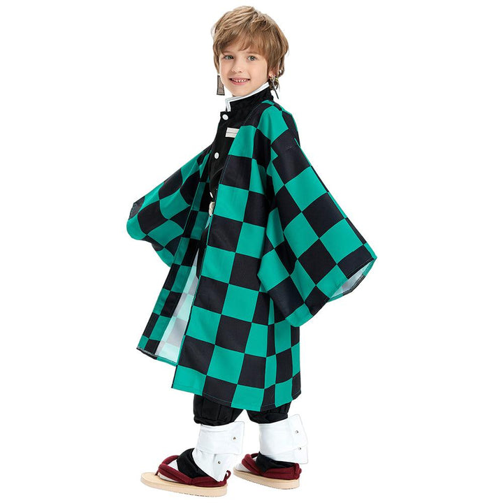 COSPLAY FANTASIA TANJIRO KAMADO KIMETSU NO YAIBA DEMON SLAYER INFANTIL - NiponCosplay