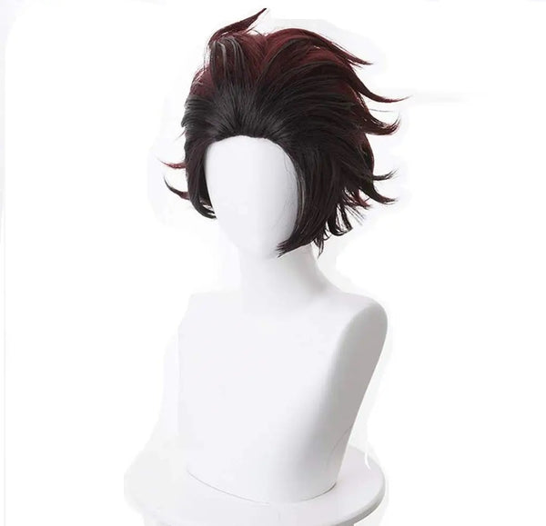 PERUCA COSPLAY KAMADO TANJIRO KIMETSU NO YAIBA DEMON SLAYER - NiponCosplay