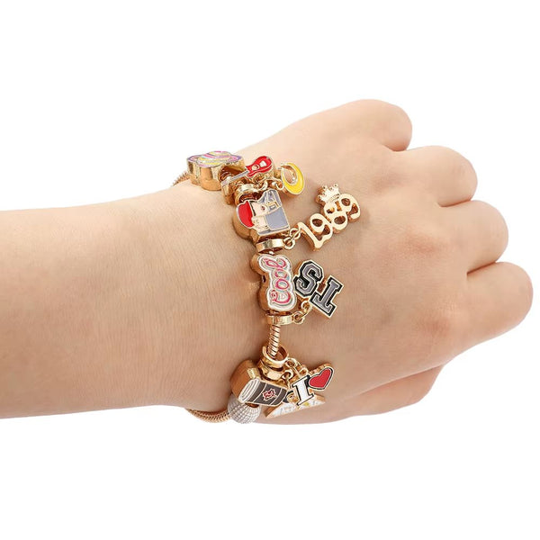 PULSEIRA BERLOQUE FEMININA AJUSTÁVEL POKEMON TAYLOR SWIFT HARRY POTTER STITCH KUROMI HELLO KITTY