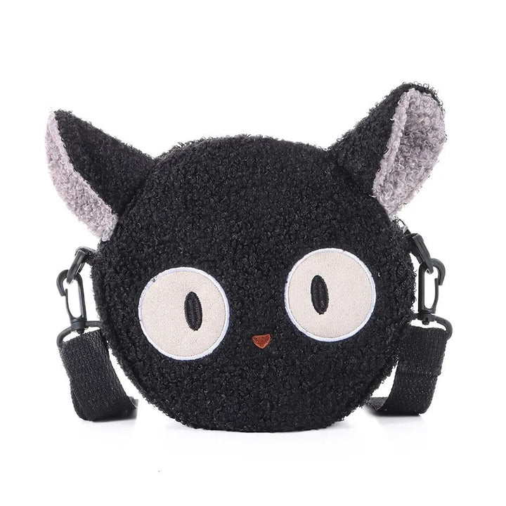 BOLSA DE OMBRO PELÚCIA GATO KIKI STUDIO GHIBLI - NiponCosplay