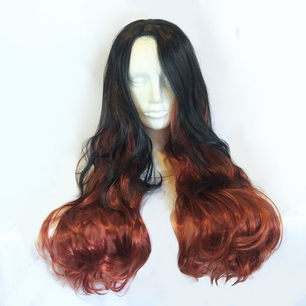 Peruca Cosplay Nezuko Kamado Kimetsu No Yaiba Demon Slayer
