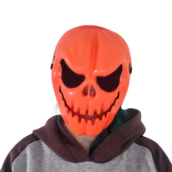 Máscara Abobora Assustadora Halloween Adulto Infantil