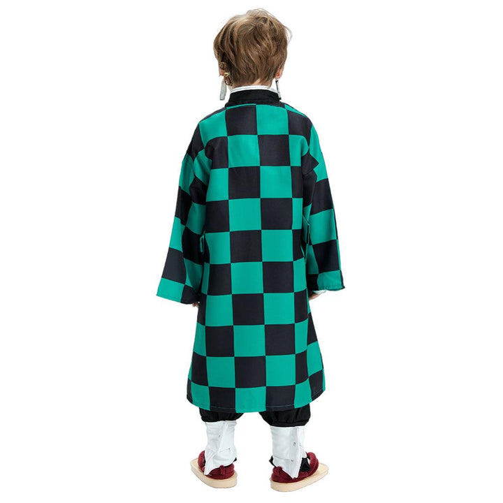 COSPLAY FANTASIA TANJIRO KAMADO KIMETSU NO YAIBA DEMON SLAYER INFANTIL - NiponCosplay