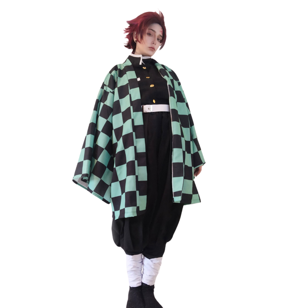 Cosplay Fantasia Tanjiro Kamado Kimetsu No Yaiba Demon Slayer Adulto