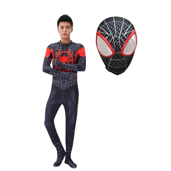 Cosplay Fantasia Suit Homem Aranha Spiderman Miles Morales