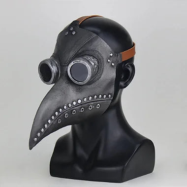 MÁSCARA HALLOWEEN PLAGE DOUTOR PESTE NEGRA PANDEMIA STEAMPUNK HALLOWEEN LATÉX - NiponCosplay