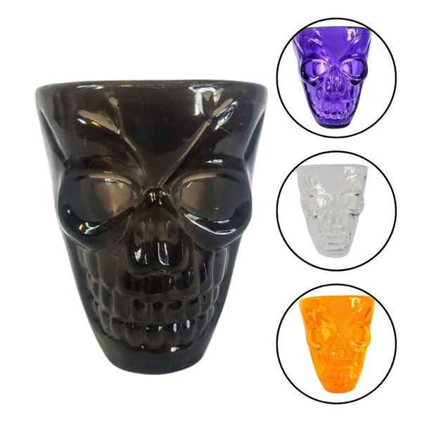 Copo De Dose Shot Caveira Crânio Halloween Mesa 4un Acrílico
