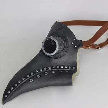 MÁSCARA HALLOWEEN PLAGE DOUTOR PESTE NEGRA PANDEMIA STEAMPUNK HALLOWEEN LATÉX - NiponCosplay