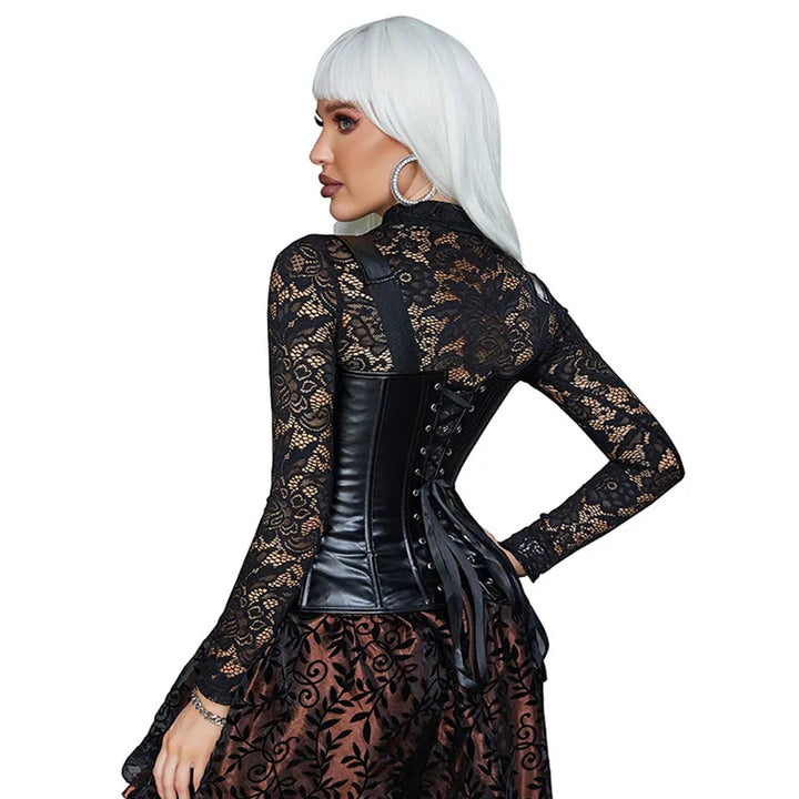 CORSET ESPARTILHO GÓTICO EXCLUSIVO PREMIUM - NiponCosplay