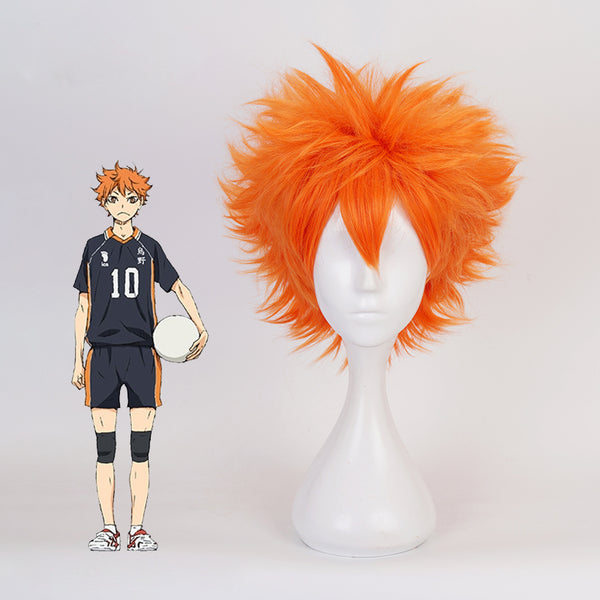 PERUCA COSPLAY FANTASIA CARNAVAL HALLOWEEN LARANJA HINATA ICHIGO HAIKYUU BLEACH - NiponCosplay