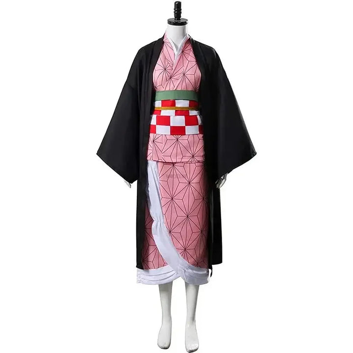 COSPLAY FANTASIA NEZUKO KAMADO DEMON SLAYER KIMETSU NO YAIBA ADULTO - NiponCosplay