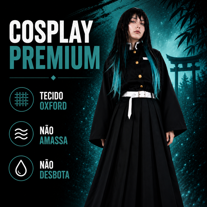 Cosplay Fantasia Tokito Muchiro Demon Slayer Kimetsu no Yaiba Adulto ...