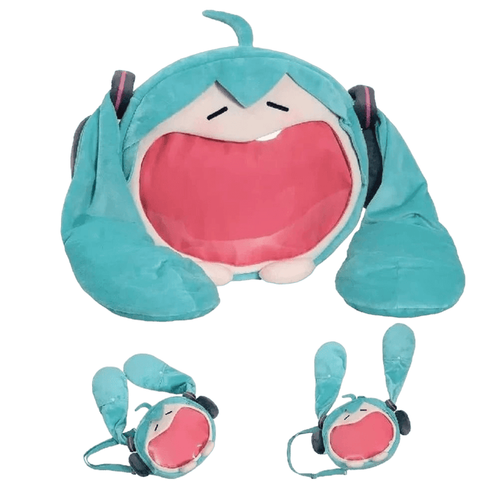 BOLSA TRANSVESAL DE OMBRO PELÚCIA ITA BAG HATSUNE MIKU VOCALOID - NiponCosplay