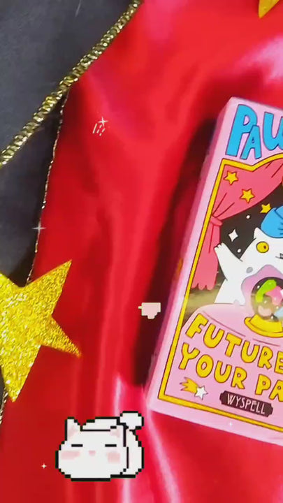 Vídeo do Paws Tarot Future in Your Paws - baralho de tarô dos gatinhos baseado no tarô de Waite